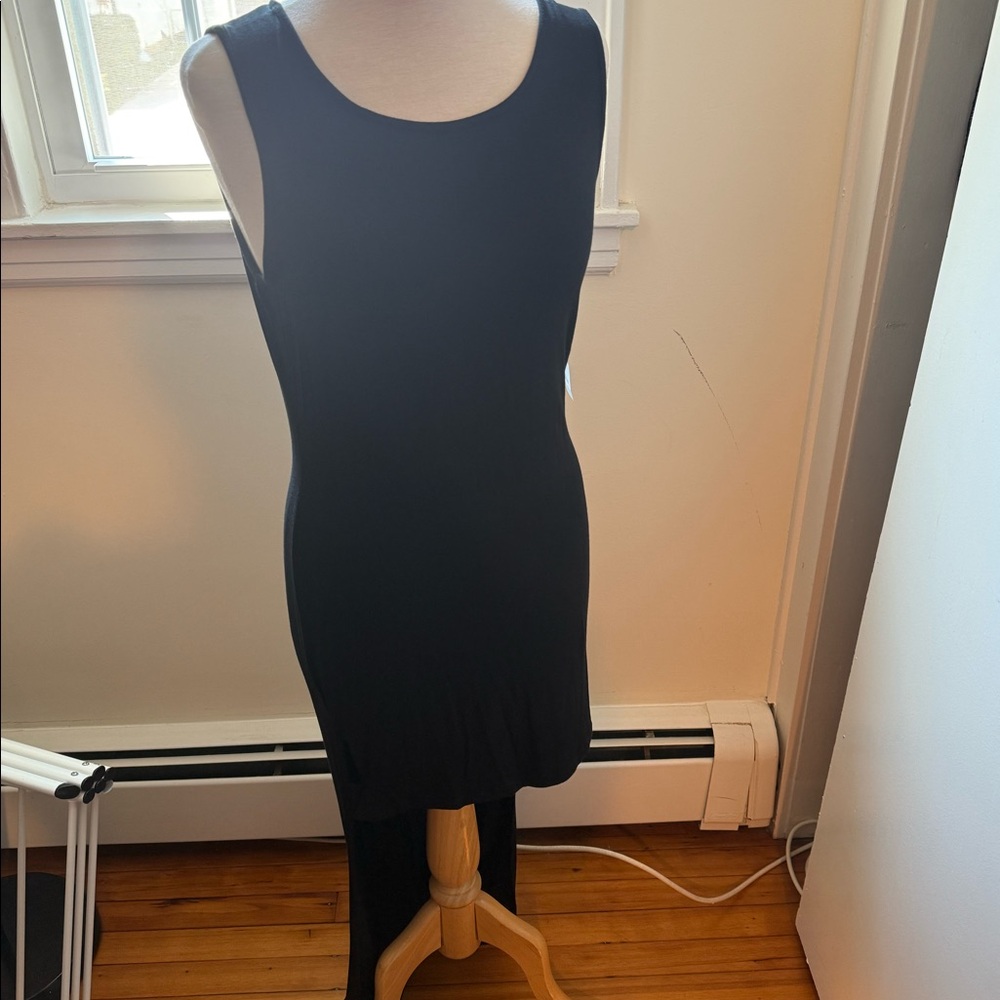 Benjamin Jay black high low dress L